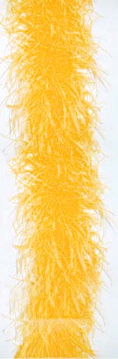Ostrich feather boa 4 ply - #53 GOLD